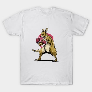 Kangaroo Boxing Jab and Punch T-Shirt